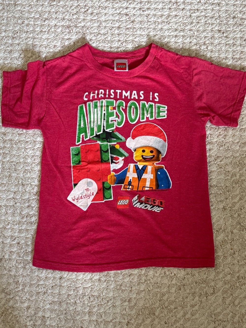 LEGO MOVIE Christmas t-shirt